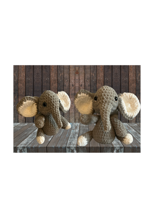 Crochet Elephant plushie, Baby, Gift, Hand made